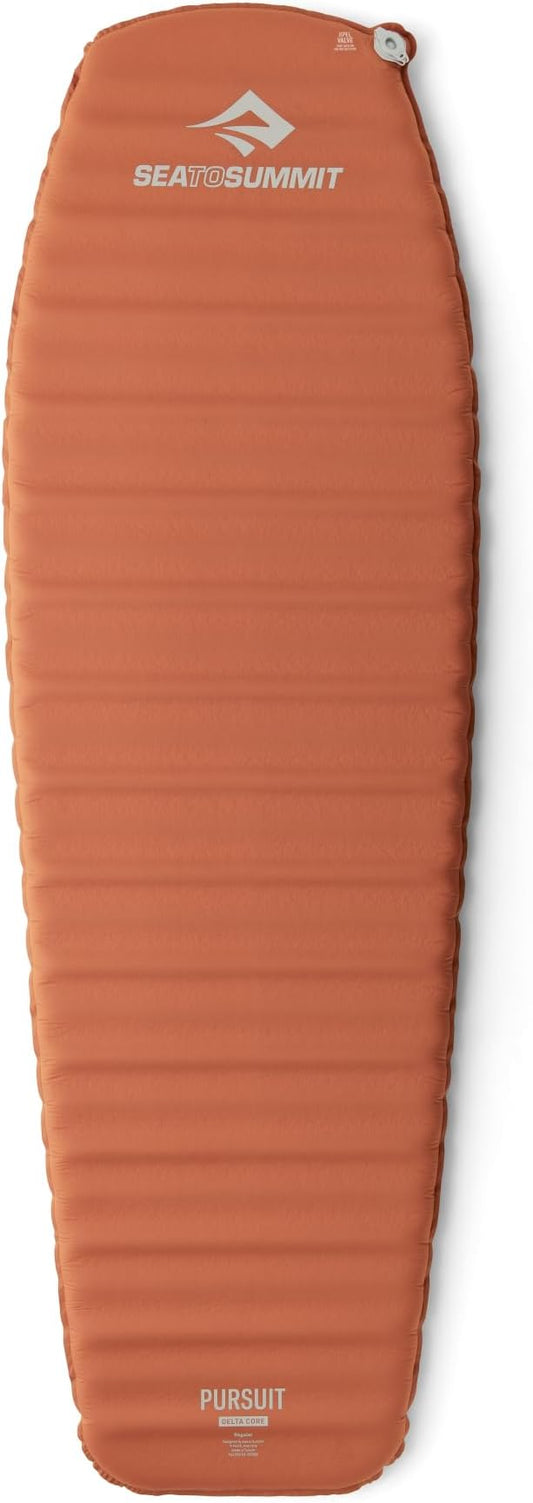 Sea to Summit Pursuit Self-Inflating Sleeping Mat for Camping and Backpacking, Tapered - Regular (72 x 22 x 2 inches)