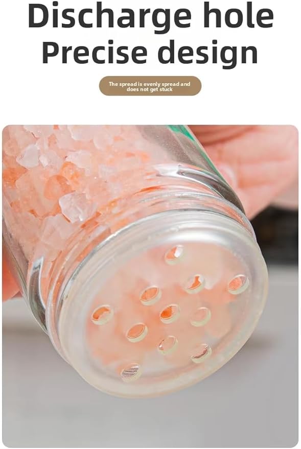 A&K's Rotating Spice Rack Organizer, 18 Glass Jars, 360-Degree Turntable, Black, Comes with Spice Label Stickers, Funnel, and Water Pen. Best for Kitchen Organization, Countertop, Pantry, and Cabinet.