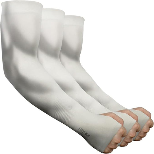 beister 3/6 Pairs UV Cooling Arm Sleeves Sun Protection Unisex for Sports, Cycling, Golf, Running