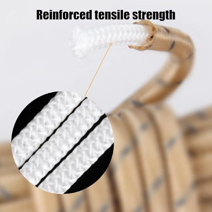 Tent Wind Ropes with Tensioners Cord Adjuster, 4pcs 13ft Reflective Rope for Camping, Hiking, Canopy Shelter, Outdoor Activity(Yellow)