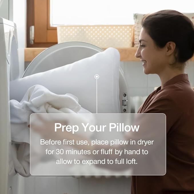 Coop Home Goods Essence Cooling Down Alternative Pillows Set of 2, King Size Adjustable Cooling Pillow for Hot Sleepers, Luxury Cool-to-The-Touch Hotel Pillows for Stomach, Back, or Side Sleepers