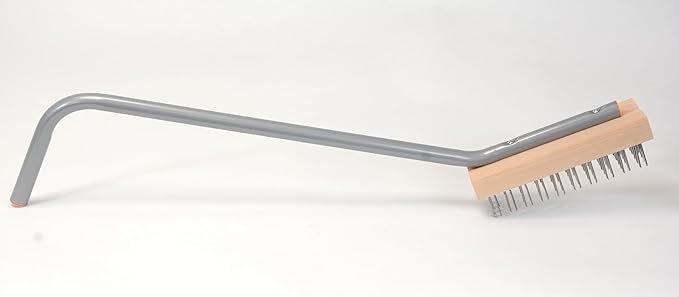 Prince Castle Grill Cleaner Brush, Coarse Char-Brush, Heavy-Duty Commercial Grade Grill Cleaning Brush and Char Cleaner