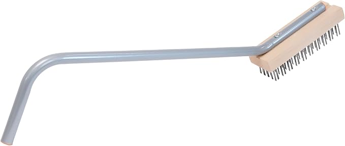 Prince Castle Grill Cleaner Brush, Coarse Char-Brush, Heavy-Duty Commercial Grade Grill Cleaning Brush and Char Cleaner