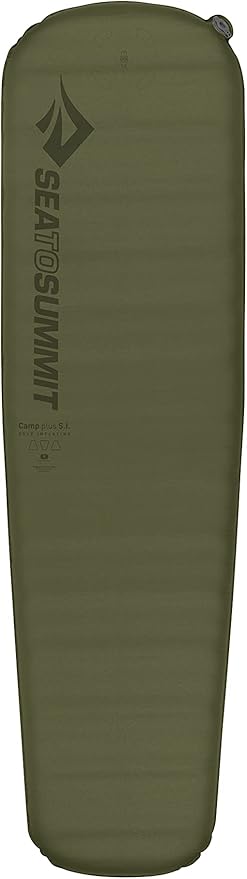 Sea to Summit Camp Plus Self-Inflating Foam Sleeping Mat for Camping, Tapered - Regular (72 x 20 x 3 inches)