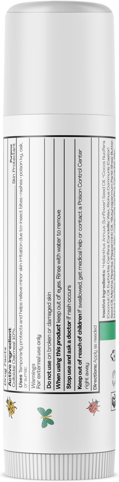 Hello Bello Kids Soothing Itch Stick, 0.5 oz, Skin Protectant with Calendula and Peppermint Oils, for Insect Bites and Rashes
