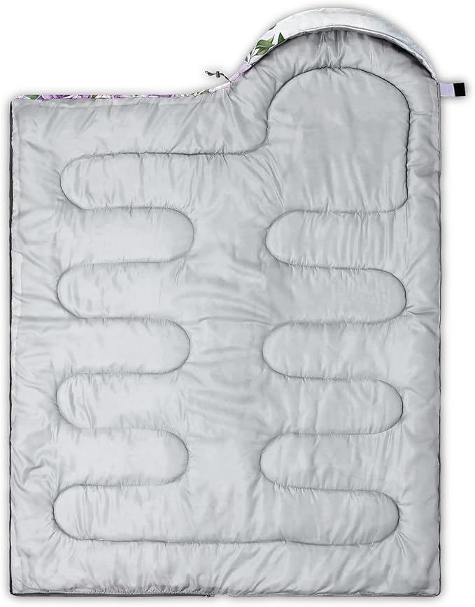 HOSIMA Dear Hunting Pattern Cold Weather Sleeping Bags for Adults,Black Light Weight Sleeping Bags for Kids Adults,WaterProof Sleeping Bags for Outdoors Hiking.