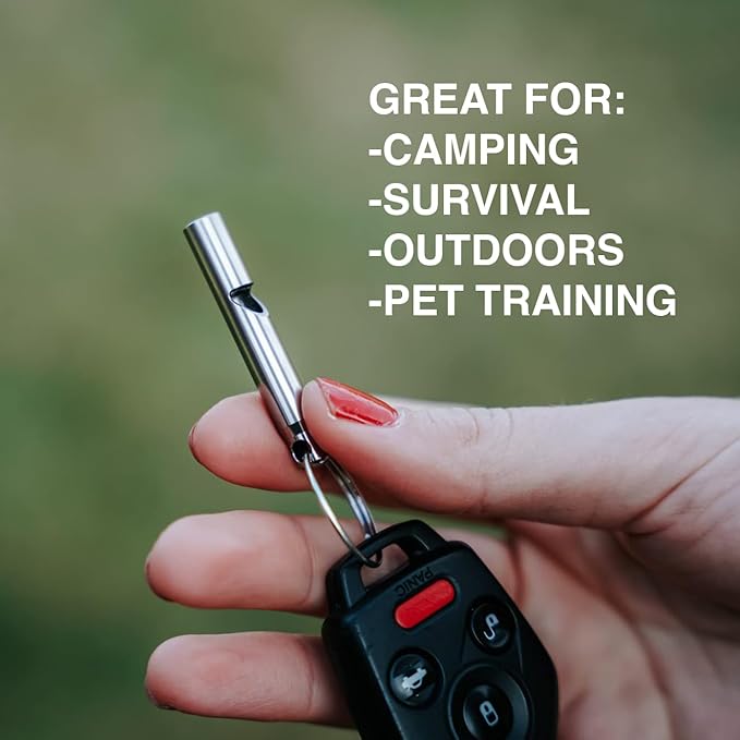 DAILYCARRYCO. TiWhistle - Titanium Emergency Whistle (Light Purple)