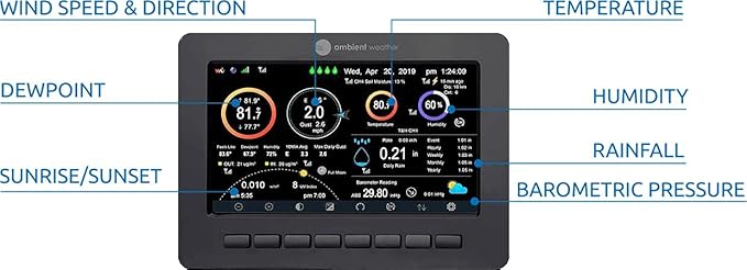 Ambient Weather WS-5050 Ultrasonic Smart Weather Station