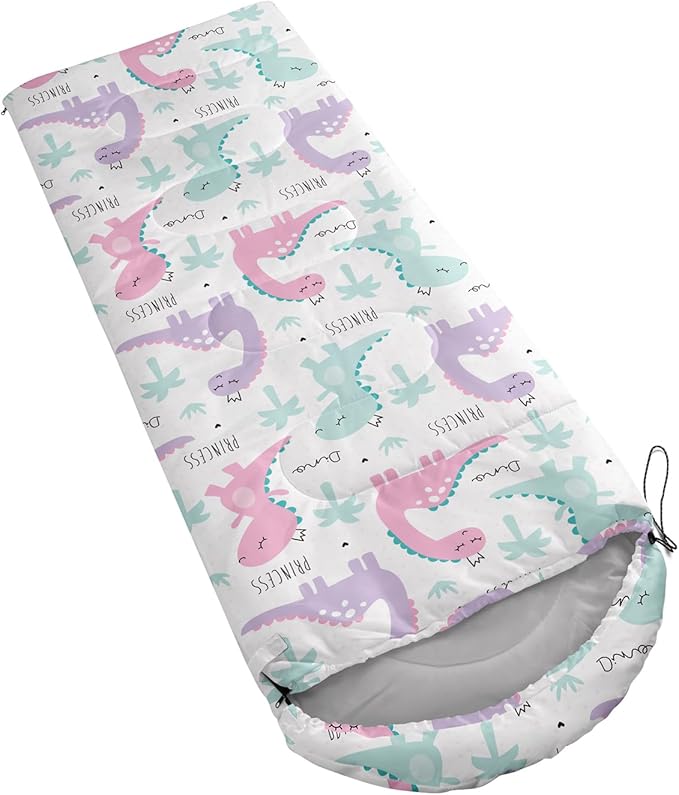 Galaxy Wolf Camping Sleeping Bags Warm & Cool Weather Waterproof Backpacking Blue Purple Starry Sky Sleeping Bag All Seasons Camping, for Adult Kids Boy Girls Camping Gear Equipment, Traveling