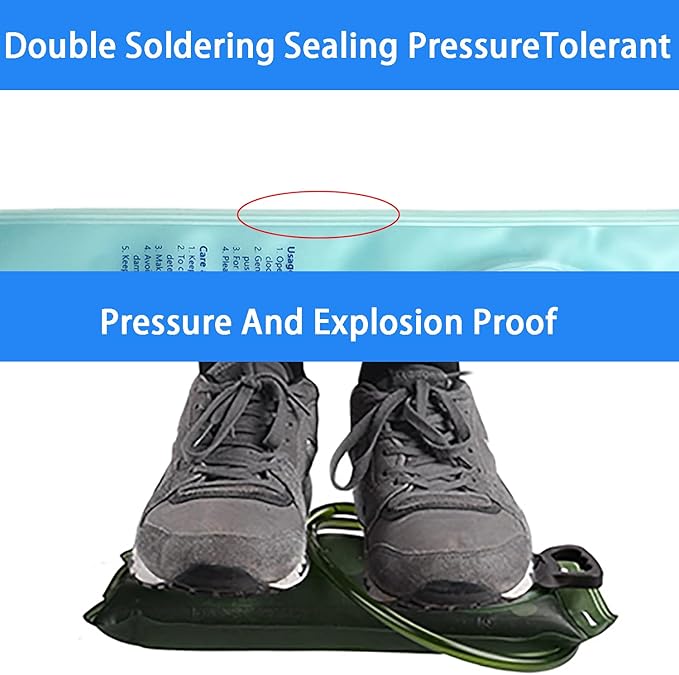 Hydration Bladder 1.5L-2L-3L,Leak Proof Water Reservoir, BPA Free Military Water Storage Bladder Bag Hydration Pack Replacement Easy Clean for Bicycling Hiking Camping Hunting Running