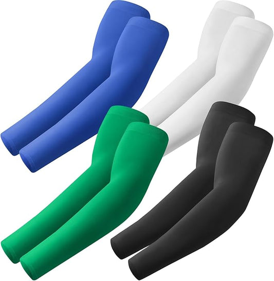 Arm Sleeves, Cooling UV Sun Protection Sports Compression for Men/Women
