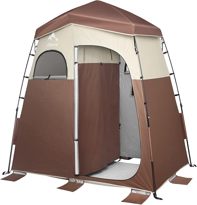 Oileus Pop Up Privacy Tent - Portable Shower Tent, Beach Changing Room, Camp Toilet, Instant Privacy Shelter - Camping, Beach, Hiking, Fishing