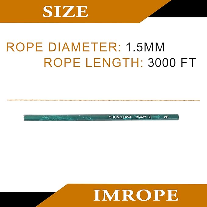 1.5mm x 3000 Feet Natural Jute Rope, Twine for Gardening Tomato Climbing Plant Tie Floristry Crafts Gift Wrapping Packing Decor