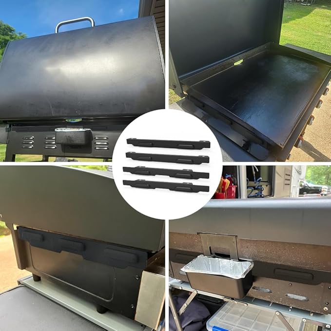 Black 22 inch Wind Guards for Blackstone Griddle, Magnetic Wind Screens, Blackstone Griddle Accessories, Fit with Side Shelf, Lid and Rear Grease Cup, Heat Shield for Side Table.