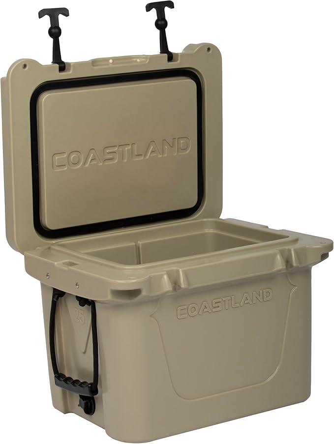Coastland Delta Series Rotomolded Coolers, Premium Everyday Use Insulated Cooler, Ideal Portable Ice Chest Available in Multiple Capacities & Colors