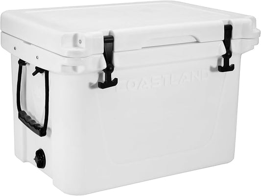 Coastland Delta Series Rotomolded Coolers, Premium Everyday Use Insulated Cooler, Ideal Portable Ice Chest Available in Multiple Capacities & Colors
