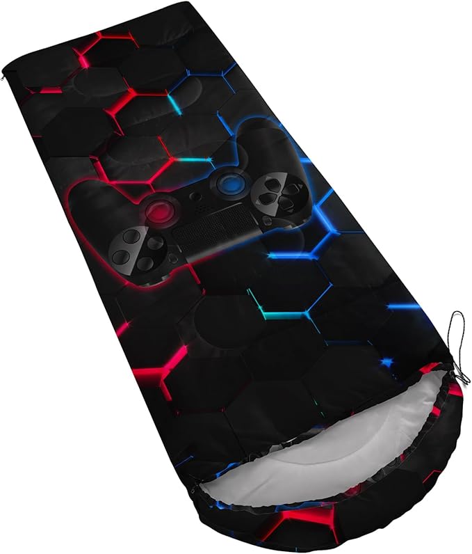 Axolotl Unicorn Sleeping Bag for Kids Boys Girls–Lightweight Warm Cold Weather Sleeping Bags,Waterproof Portable Sleeping Bag with Compression Sack for Camping Backpacking Outdoor Indoor