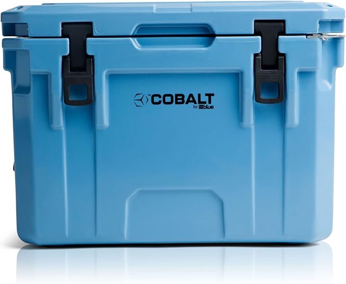 Cobalt 25 Quart Roto-Molded Super Ice Cooler | Large Ice Chest Holds Ice Up to 3 Days |