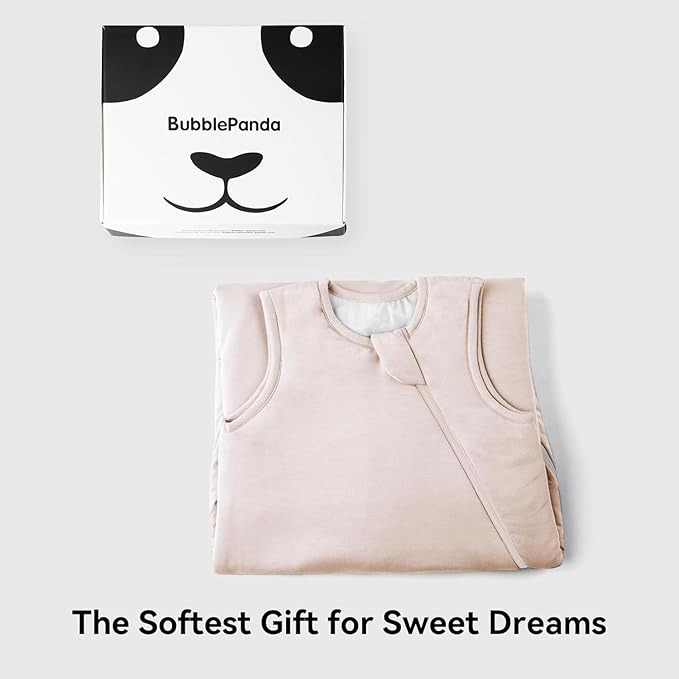 BubblePanda Rayon Made from Bamboo Sleep Sack 2t-3t 1.0 Tog Soft Toddler Sleeping Sack 24-36 Months for Babies 2-Way Zipper Baby Wearable Blanket