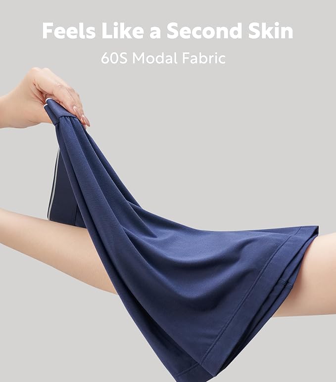 DAVID ARCHY Men's Underwear Ultra Soft Modal Dual Pouch Trunks Ball Pouch Bulge Enhancing Boxer Briefs for Men 3 or 4 Pack