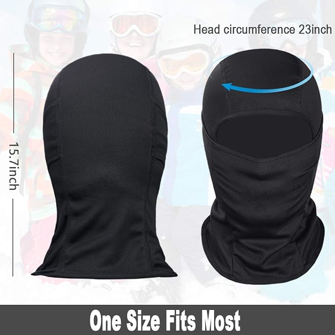 Achiou Ski Mask for Men Women, Balaclava Face Cover, Shiesty Mask UV Protector Lightweight for Motorcycle Snowboard