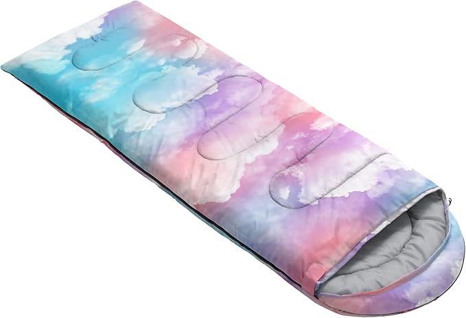 BSNTHO Camping Sleeping Bags,3 Season Warm & Cool Weather,Lightweight,Waterproof Sleeping Bags for Adults & Kids,Traveling,and Outdoors,Camping Gear Equipment