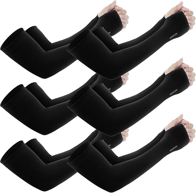 GOUNOD Gardening Sleeves to Cover Arms for Women with Thumb Holes-Sun Protection SPF Cooling Driving UV Blocking