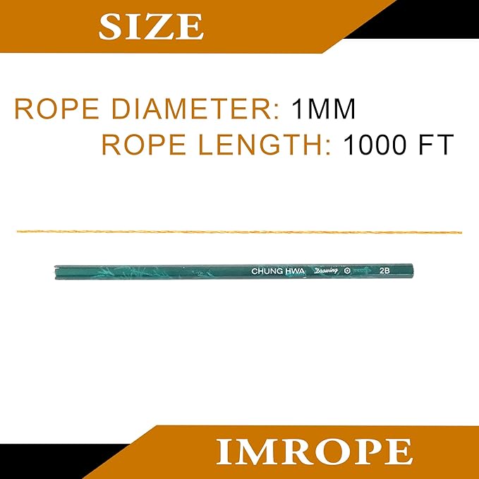 1mm x 1000 Feet Orange Jute Rope, Twine for Gardening Tomato Climbing Plant Tie Floristry Crafts Gift Wrapping Packing Decor