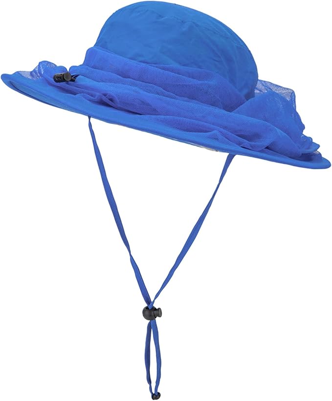 Fishing Hat Sun Protection Hat Mosquito Head Net for Outdoors Bucket Hat with Hidden Net Mesh
