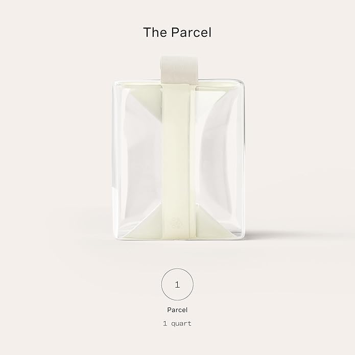 Cadence Parcel - Clear Dopp Kit with Magnetic Closure - Durable and Leak-Resistant Travel Toiletry Kit - Modular Design