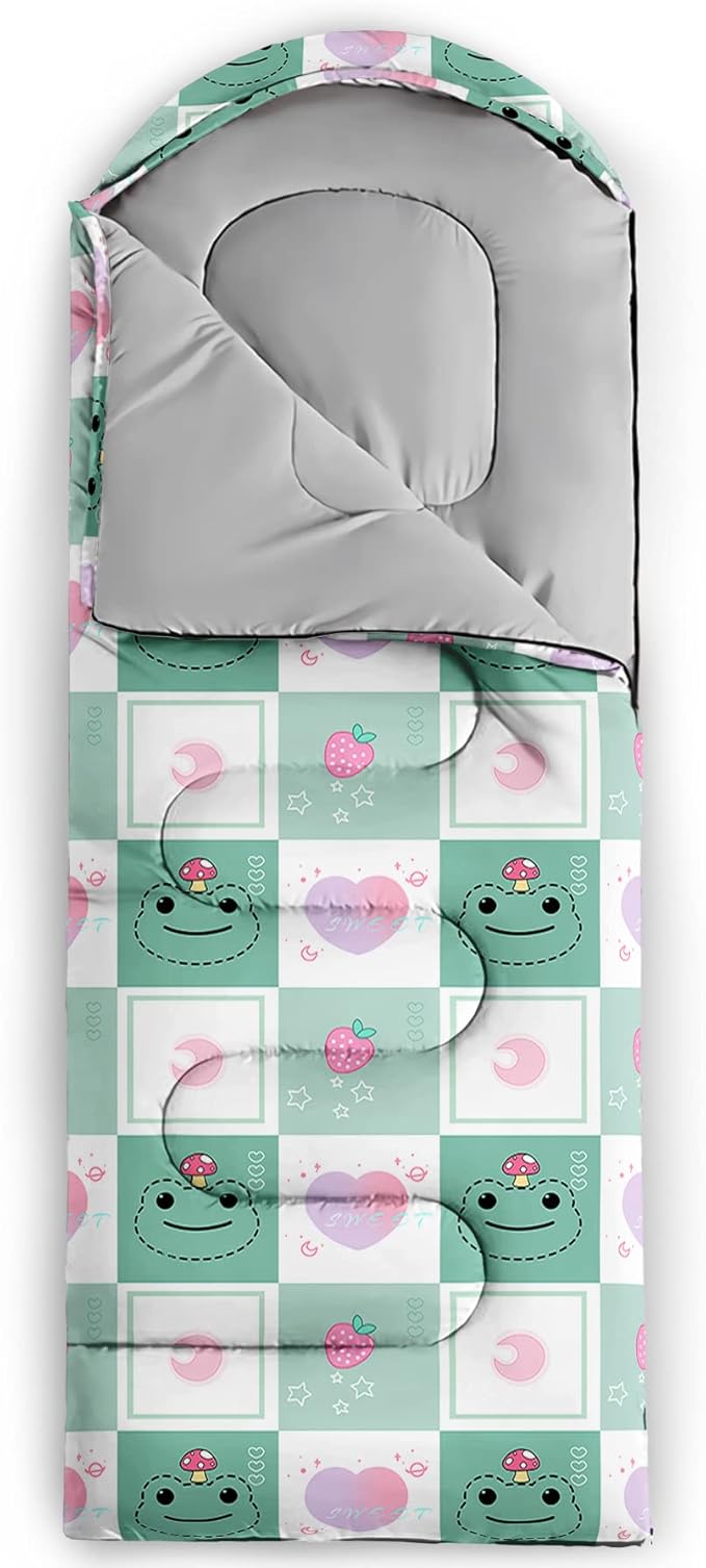 BailiPromise Camping Sleeping Bags,3 Season Warm & Cool Weather,Lightweight,Waterproof Sleeping Bags for Adults & Kids,Traveling,and Outdoors,Camping Gear Equipment