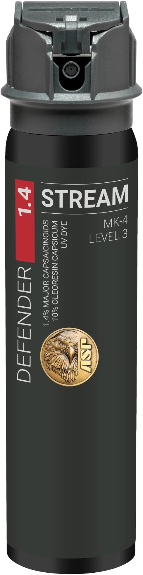 ASP Defender LE Pepper Spray, Self-Defense OC for Law Enforcement Professionals, Professional Grade Personal Defense Equipment, Personal Protection Device, 15-Foot Range