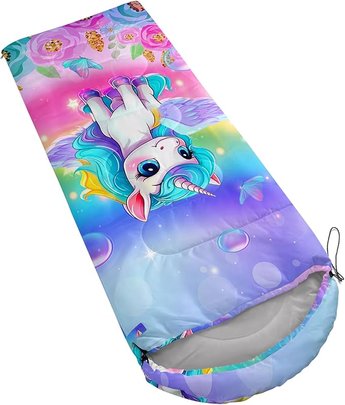 Camping Sleeping Bags Warm & Cool Weather Waterproof Backpacking Sleeping Bag All Seasons Camping, for Adult Kids Boy Girls Camping Gear Equipment, Traveling