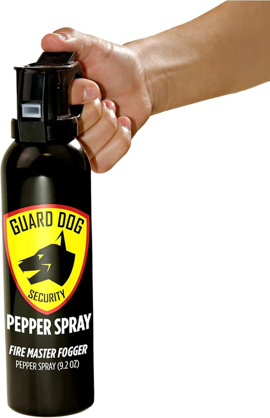 Guard Dog Security Fire Master OC Pepper Spray Self Defense, Police Strength with UV dye, Easy Access Outdoor Personal Protection