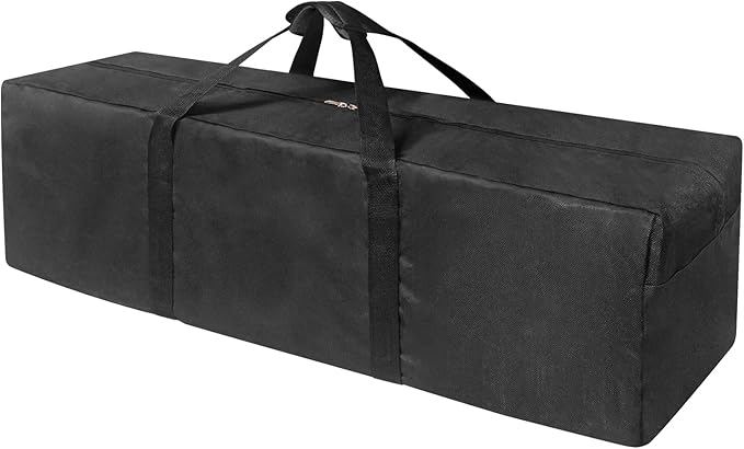 Extra Large Sports Duffle Bag-Zipper Duffel Travel Sports Equipment Bag,Travel Duffel Luggage Bag with Upgrade Zipper, Sturdy & Water Resistant (36" - Black)