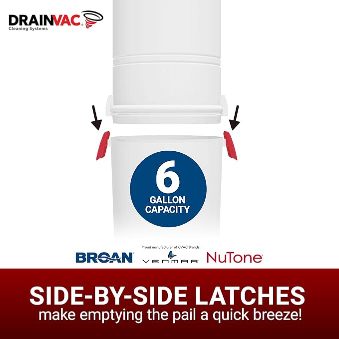 Broan-nutone 550 Air watts Residential Central Vacuum System - Anti-Vibration, Powerful Suction