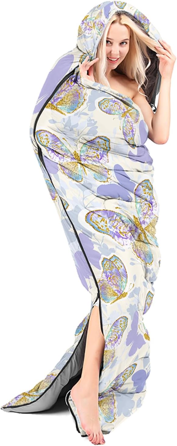 CVHOUSE Camping Sleeping Bags,3 Season Warm & Cool Weather,Lightweight,Waterproof Sleeping Bags for Adults & Kids,Traveling,and Outdoors,Camping Gear Equipment