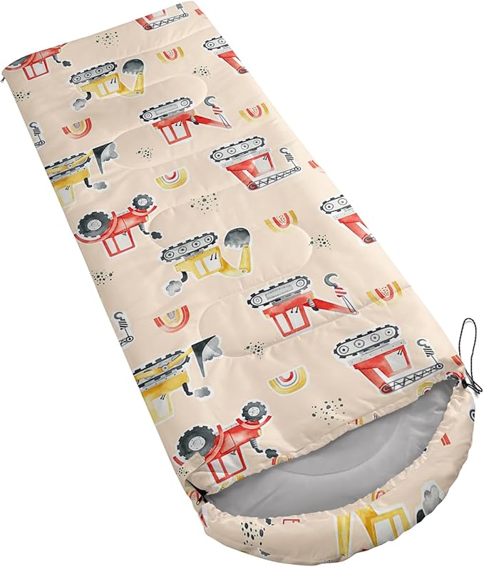 Camping Sleeping Bags Warm & Cool Weather Waterproof Backpacking Sleeping Bag All Seasons Camping, for Adult Kids Boy Girls Camping Gear Equipment, Traveling