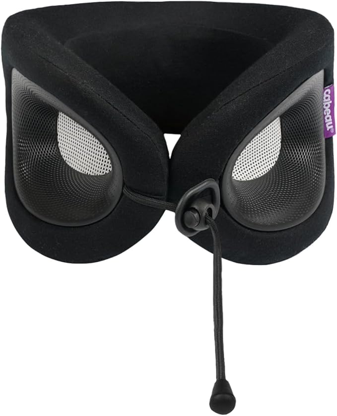 Cabeau Travel Pillow for Long Flights – Evolution X - Memory Foam Neck Support - Comfort On-The-Go for Airplane, Train, and Car (Diamond)