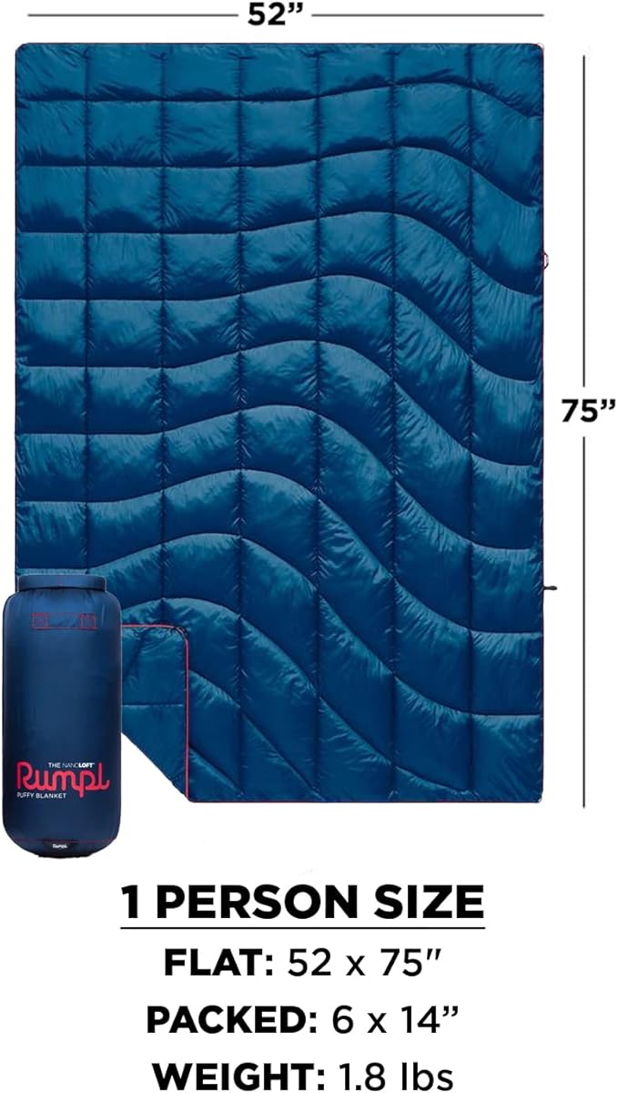 Rumpl NANOLOFT Puffy Blanket - Crisp Fade - 1P