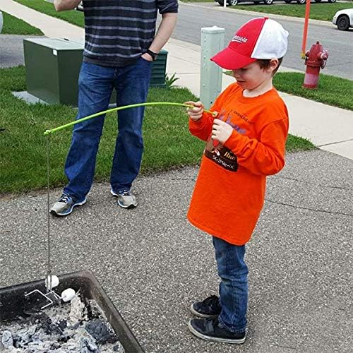 Campfire Roasting Sticks – Smore Sticks & Hot Dog Skewers for Fire Pit Cooking – Camping Essentials & Must Haves Campfire Accessories for Family Fun Outdoors