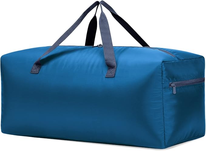 Foldable Duffel Bag 30" / 75L Lightweight with Water Rresistant for Travel-Blue