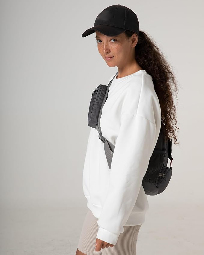 WATERFLY Packable Small Crossbody Sling Backpack Shoulder Chest Bag Daypack for Hiking Traveling