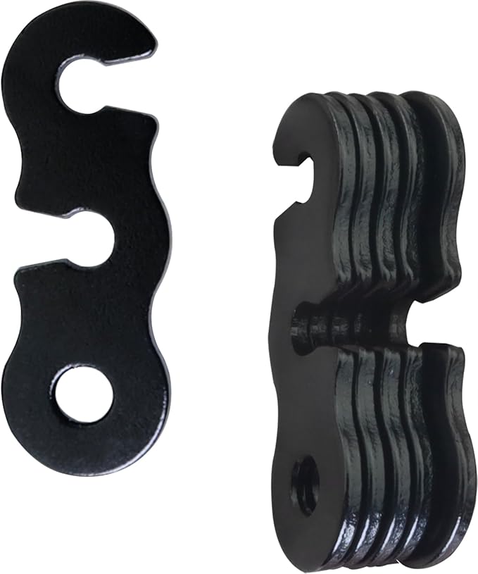 ZCZQC 25PCS Rope Tensioner Aluminium Camping Tent Cable Rope Adjuster Backpacking Ultralight Tent Stake Cable for Camping Gear Hiking Sleeping Bag Black