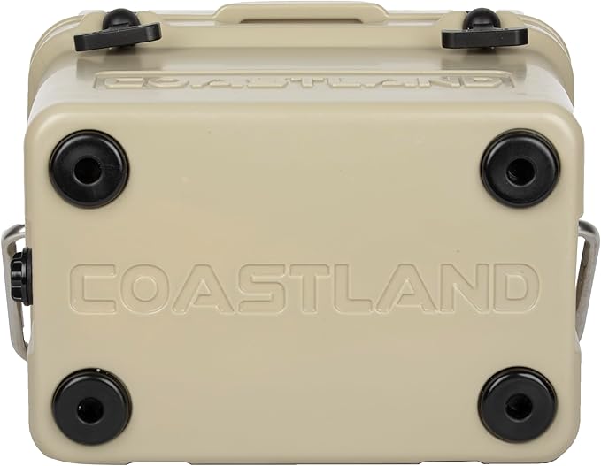 Coastland Bay Series Cooler Premium Everyday Use Insulated Rotomolded Cooler, Small Ice Chest for Tight Spaces, Soccer Games, & Tailgates