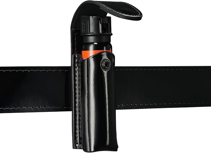 Mace Pepper Spray Holder Black Belt Pouch MK III, Fits up to 3 oz