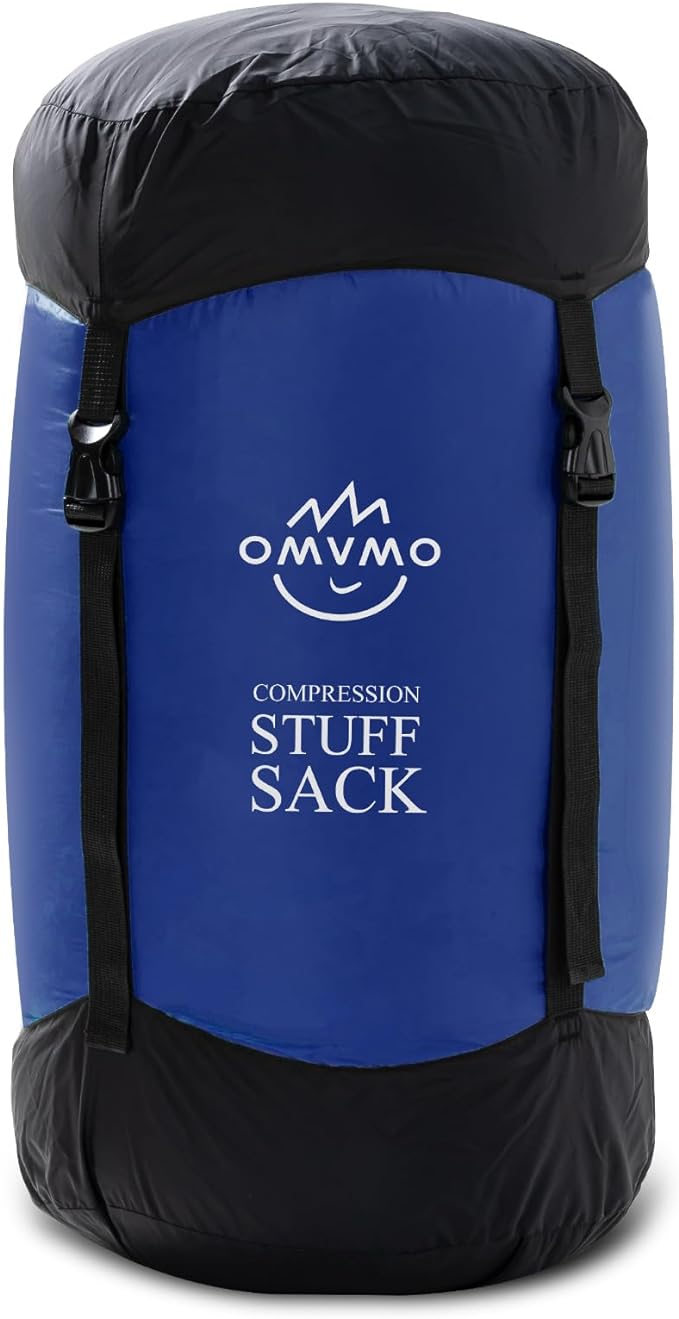 Compression Sack, 12L/19L/32L/46L/53L Water-Resistant Sleeping Bag Stuff Sack,Anti-Tear Ultra Light 400T 20D Nylon Storage Bag,Space Saving Gear for Camping Hiking Travel 1Pcs