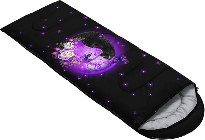 Axolotl Unicorn Sleeping Bag for Kids Boys Girls–Lightweight Warm Cold Weather Sleeping Bags,Waterproof Portable Sleeping Bag with Compression Sack for Camping Backpacking Outdoor Indoor