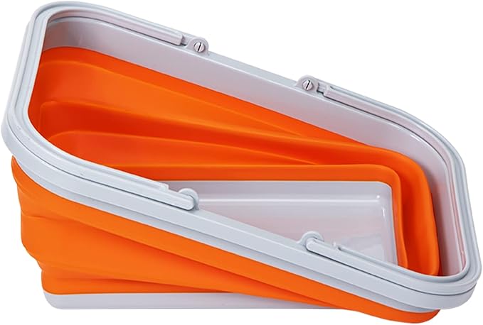 AUTODECO Collapsible Sink with Handle Towel, 2.37 Gal / 9L Foldable Wash Basin for Washing Dishes, Camping, Hiking and Home