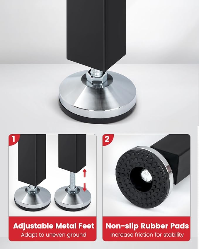 60 Inch Workbench for Garage Adjustable Height Work Bench with Pegboard Power Outlets Rubber Wood Tabletop Work Table for Cutting Wood Woodworking Shop Home Office Electronic